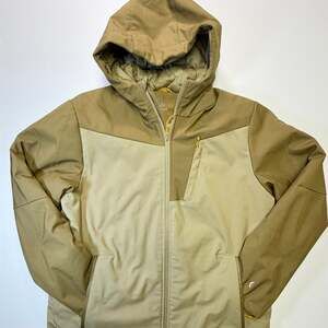 Champion Quilted Puffer Anorak Pullover Jacket Gold/Black Men’s Large